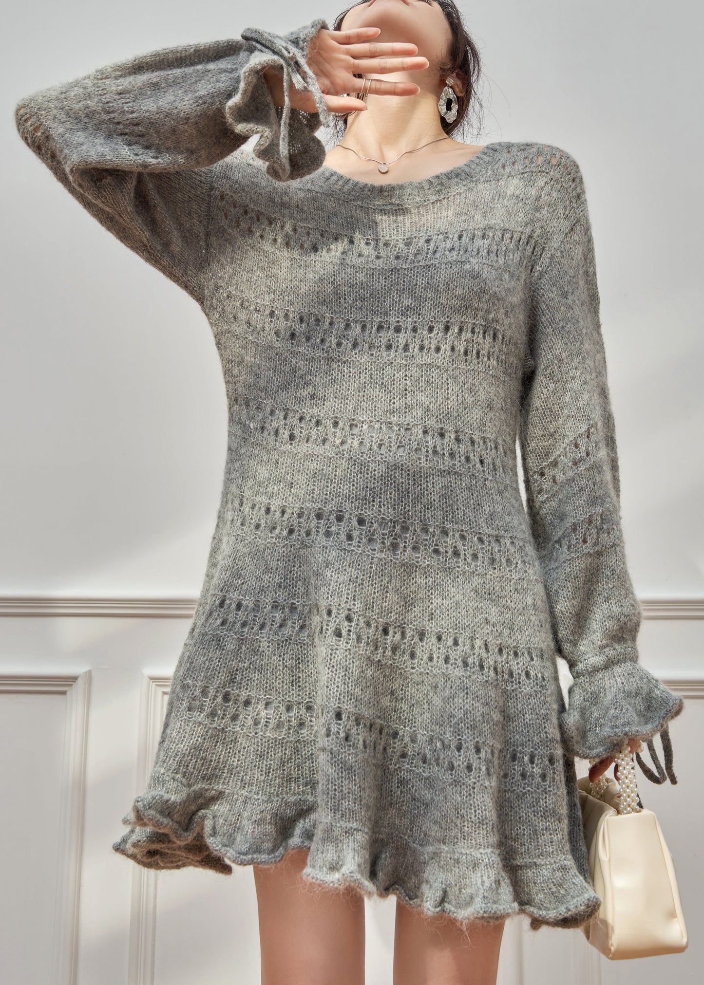 A Vintage Style Sweater with Delicate Timeless Details