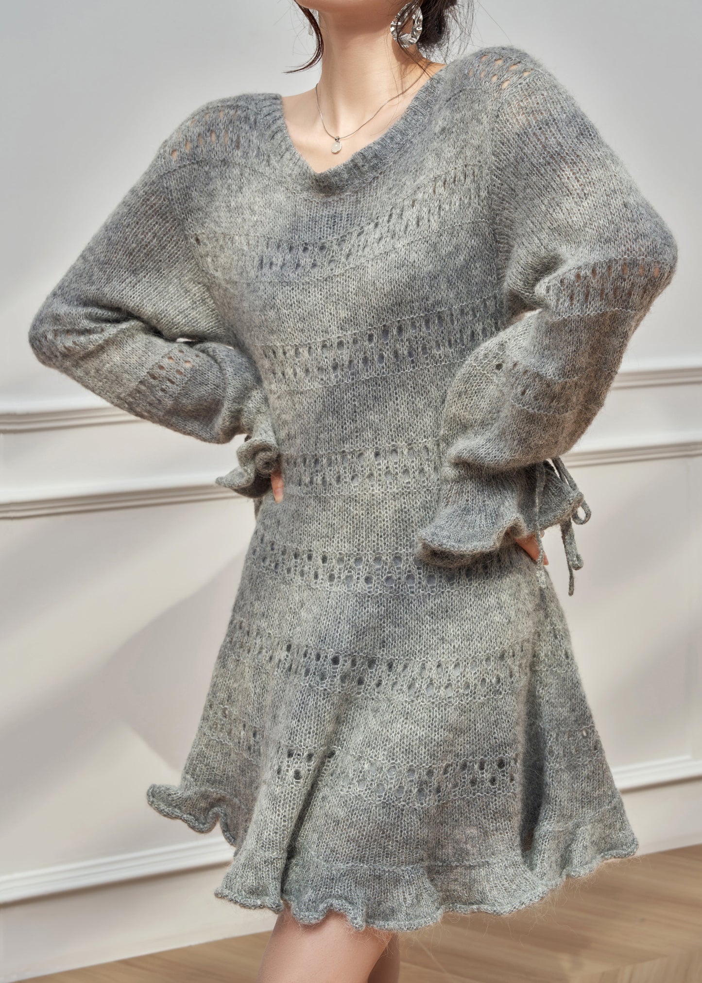 A Vintage Style Sweater with Delicate Timeless Details