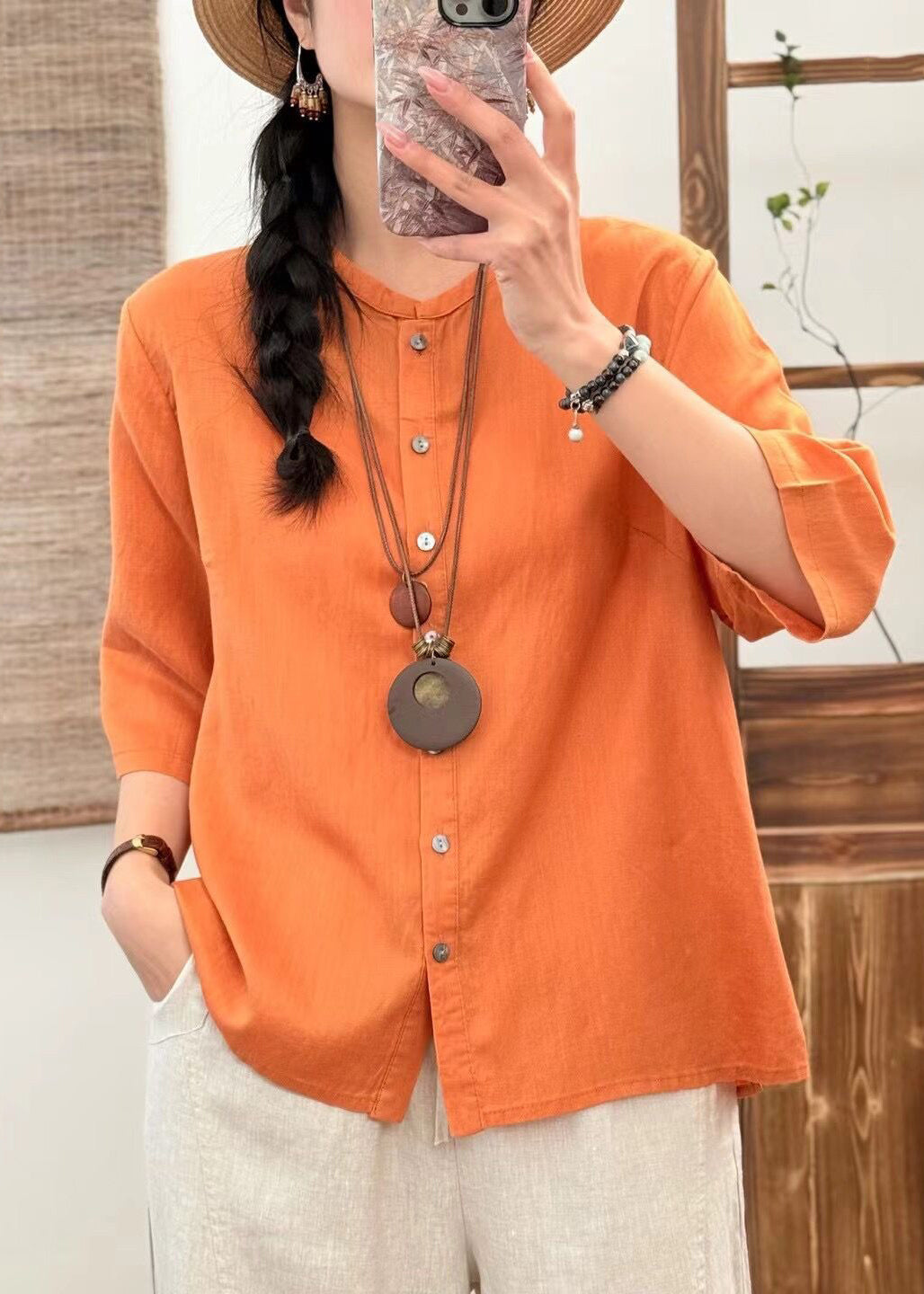 A Vintage Style Blouse with Delicate Timeless Details