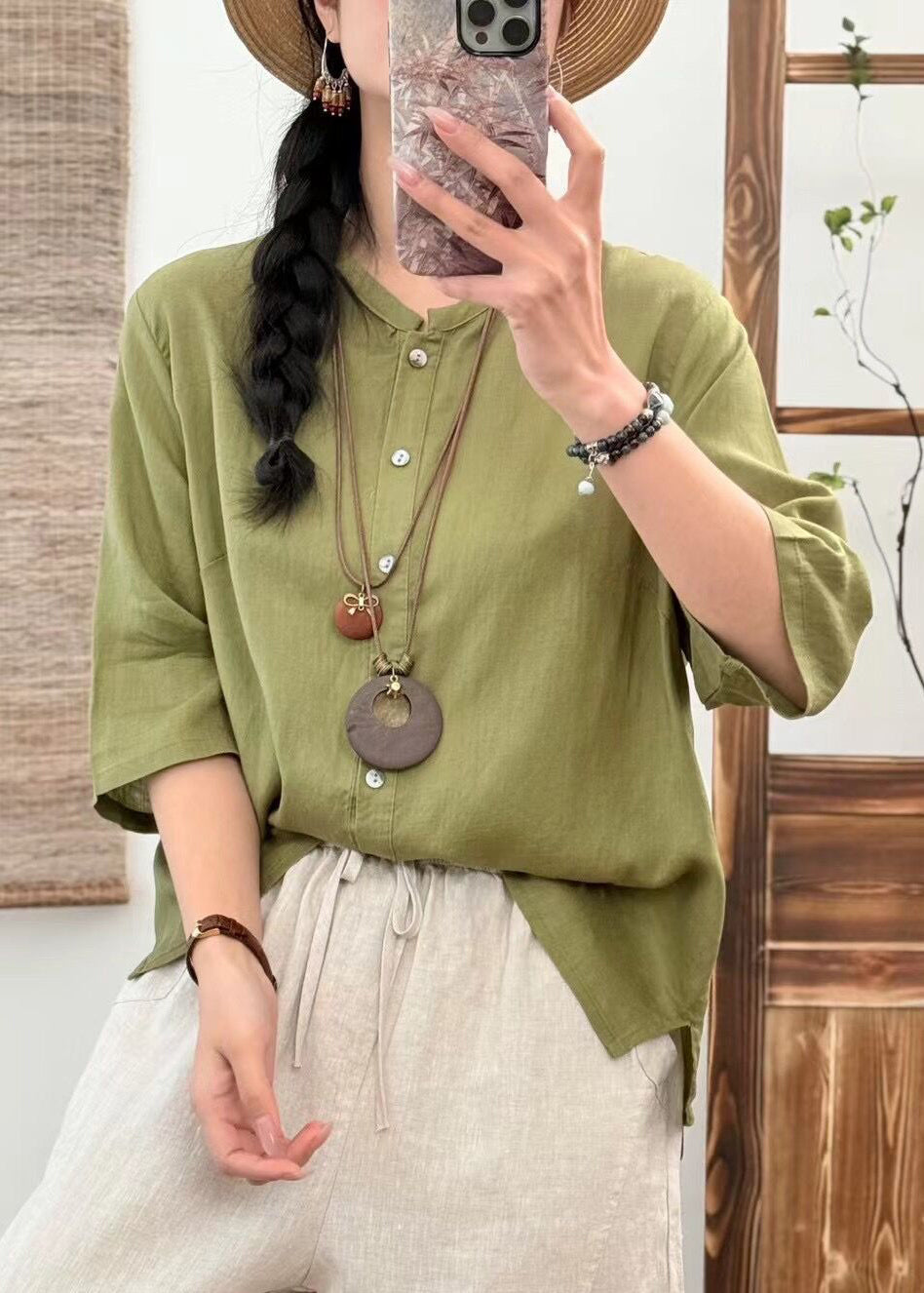 A Vintage Style Blouse with Delicate Timeless Details