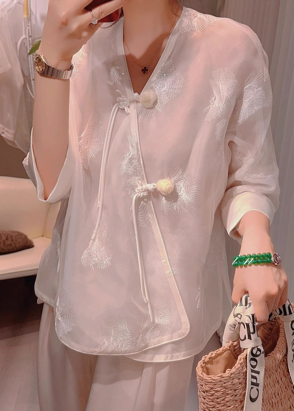 Vintage Inspired Blouse with a Contemporary Edge