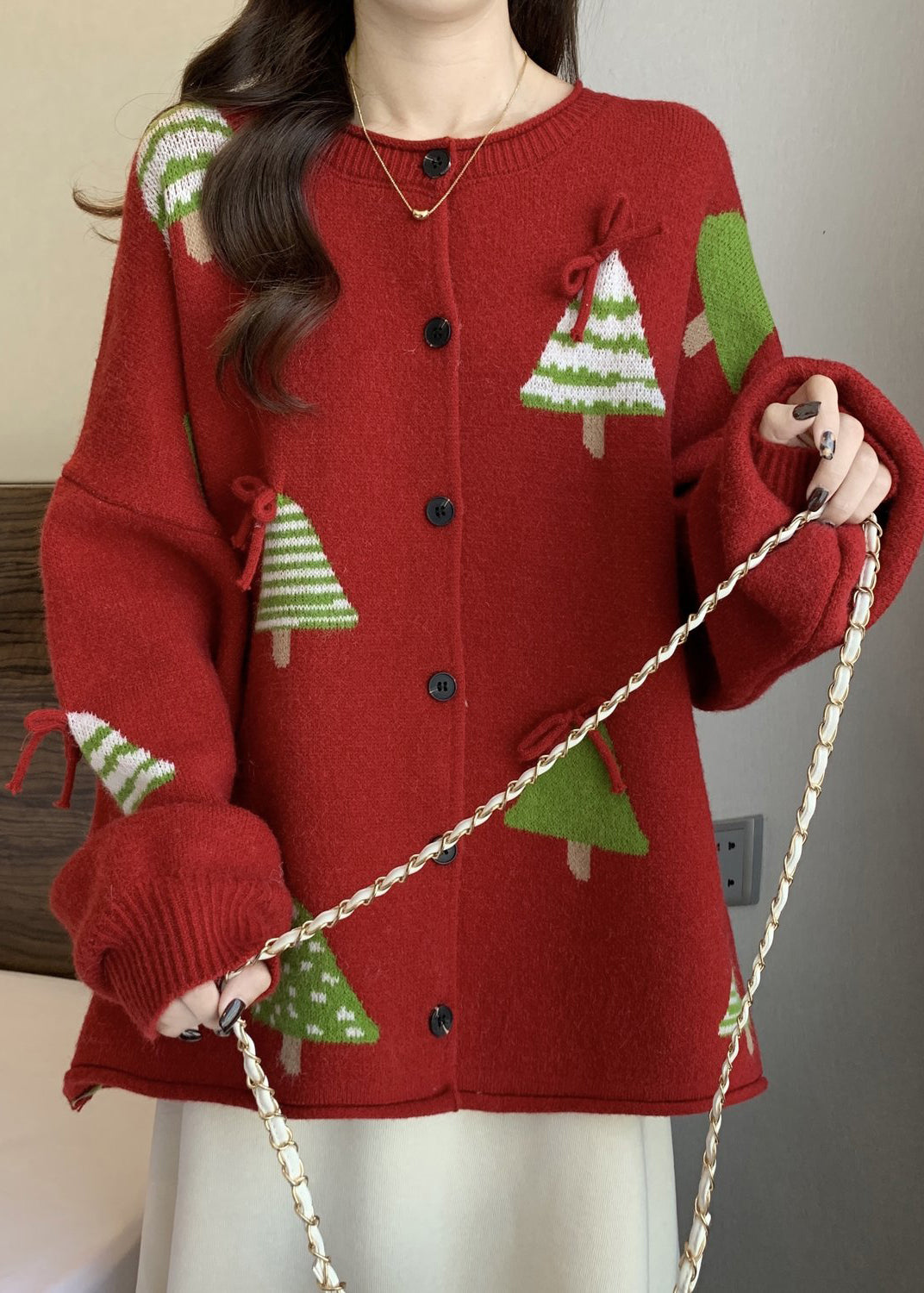 A Vintage Style Cardigan with Delicate Timeless Details