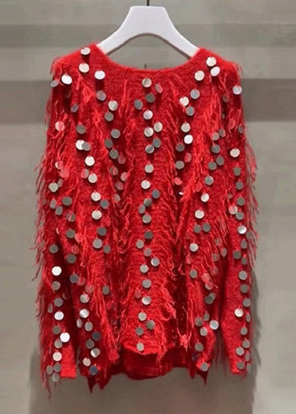A Vintage Style Sweater with Delicate Timeless Details