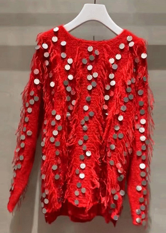 A Vintage Style Sweater with Delicate Timeless Details