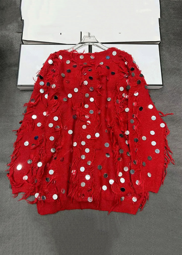 A Vintage Style Sweater with Delicate Timeless Details
