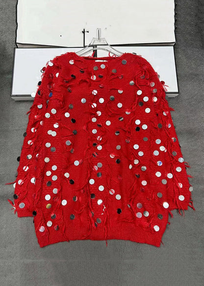 A Vintage Style Sweater with Delicate Timeless Details