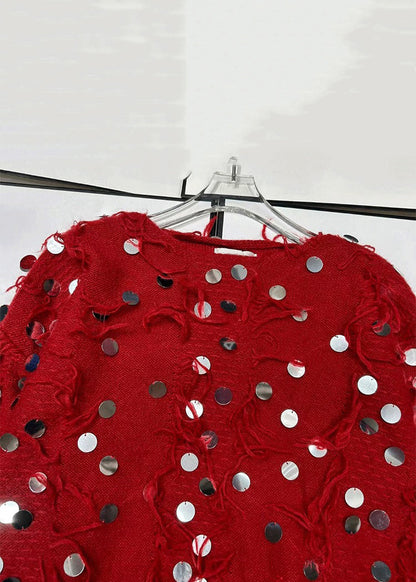 A Vintage Style Sweater with Delicate Timeless Details