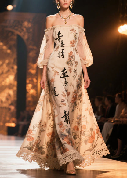 A Vintage Style Dress with Delicate Timeless Details