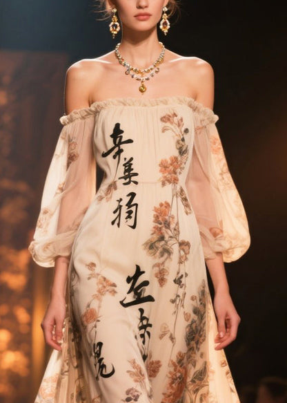A Vintage Style Dress with Delicate Timeless Details