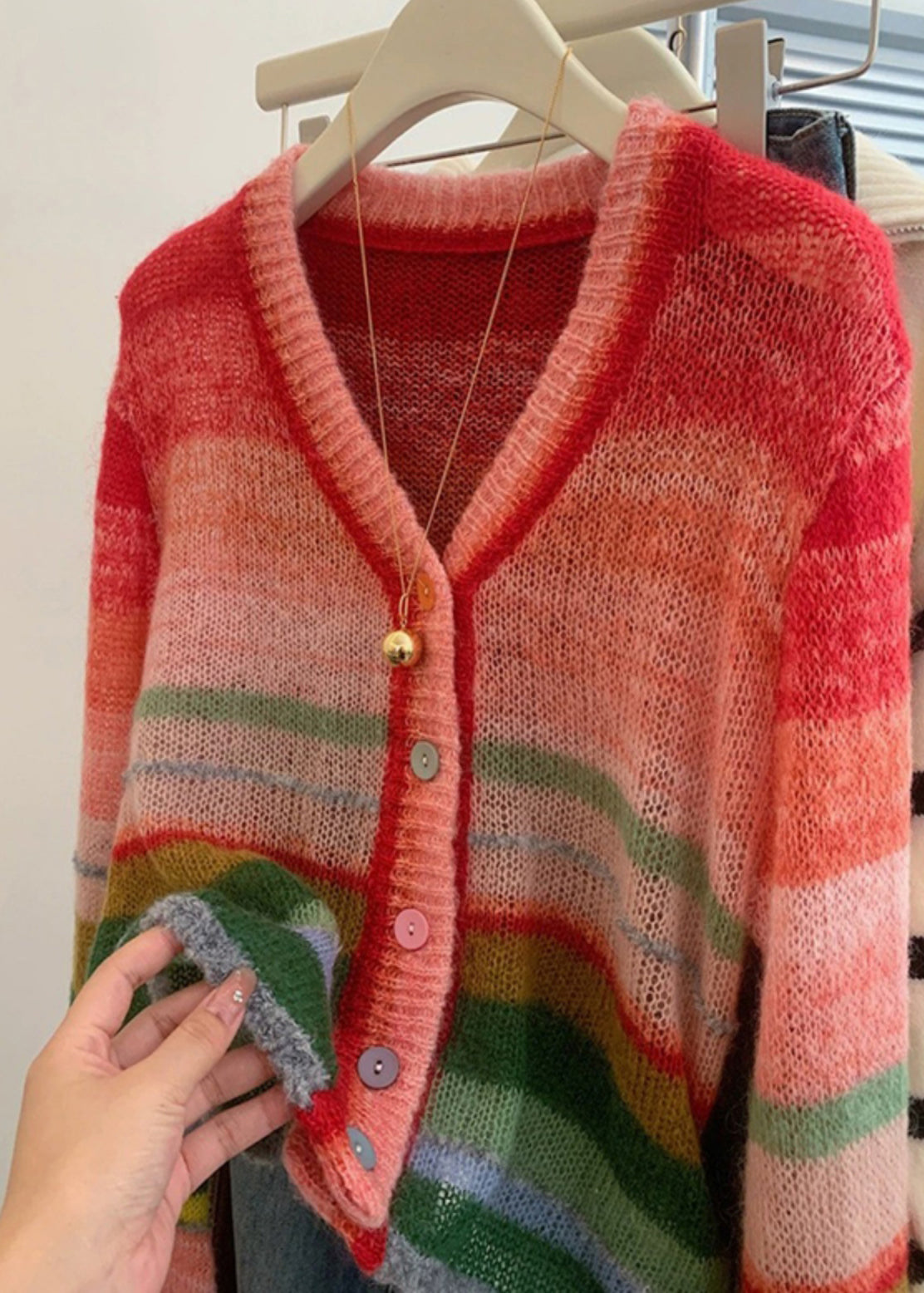 A Vintage Style Cardigan with Delicate Timeless Details