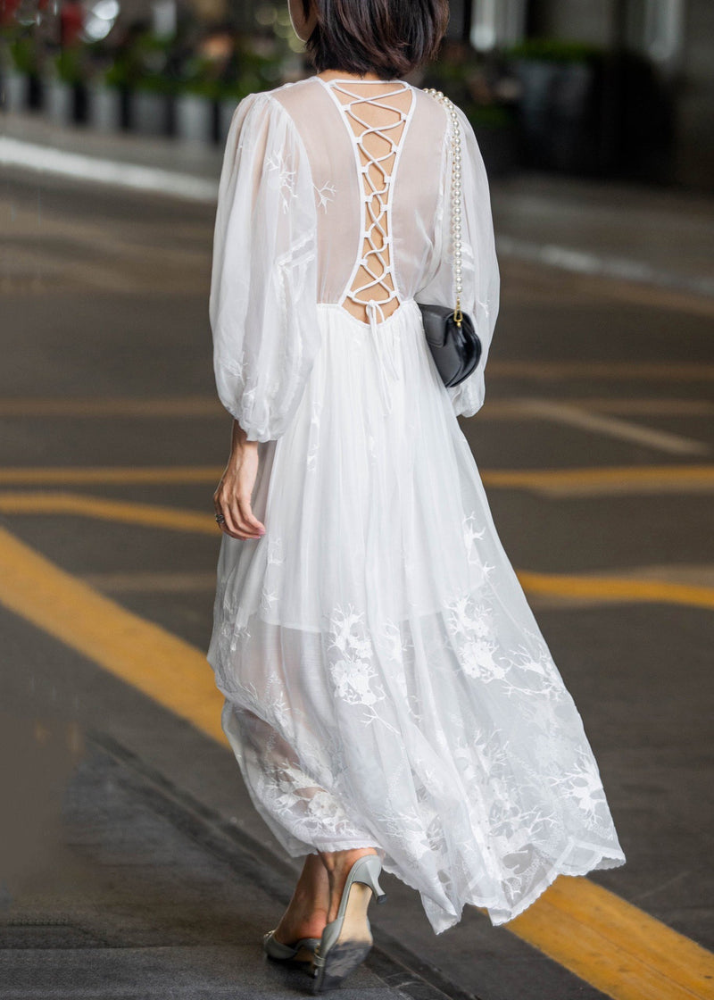 A Vintage Style Dress with Delicate Timeless Details