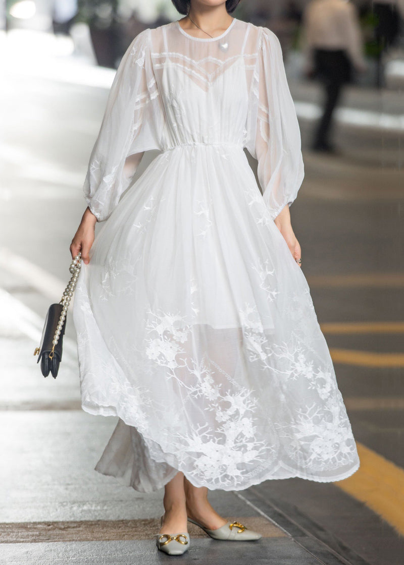 A Vintage Style Dress with Delicate Timeless Details