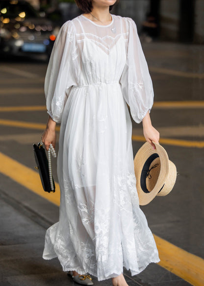 A Vintage Style Dress with Delicate Timeless Details