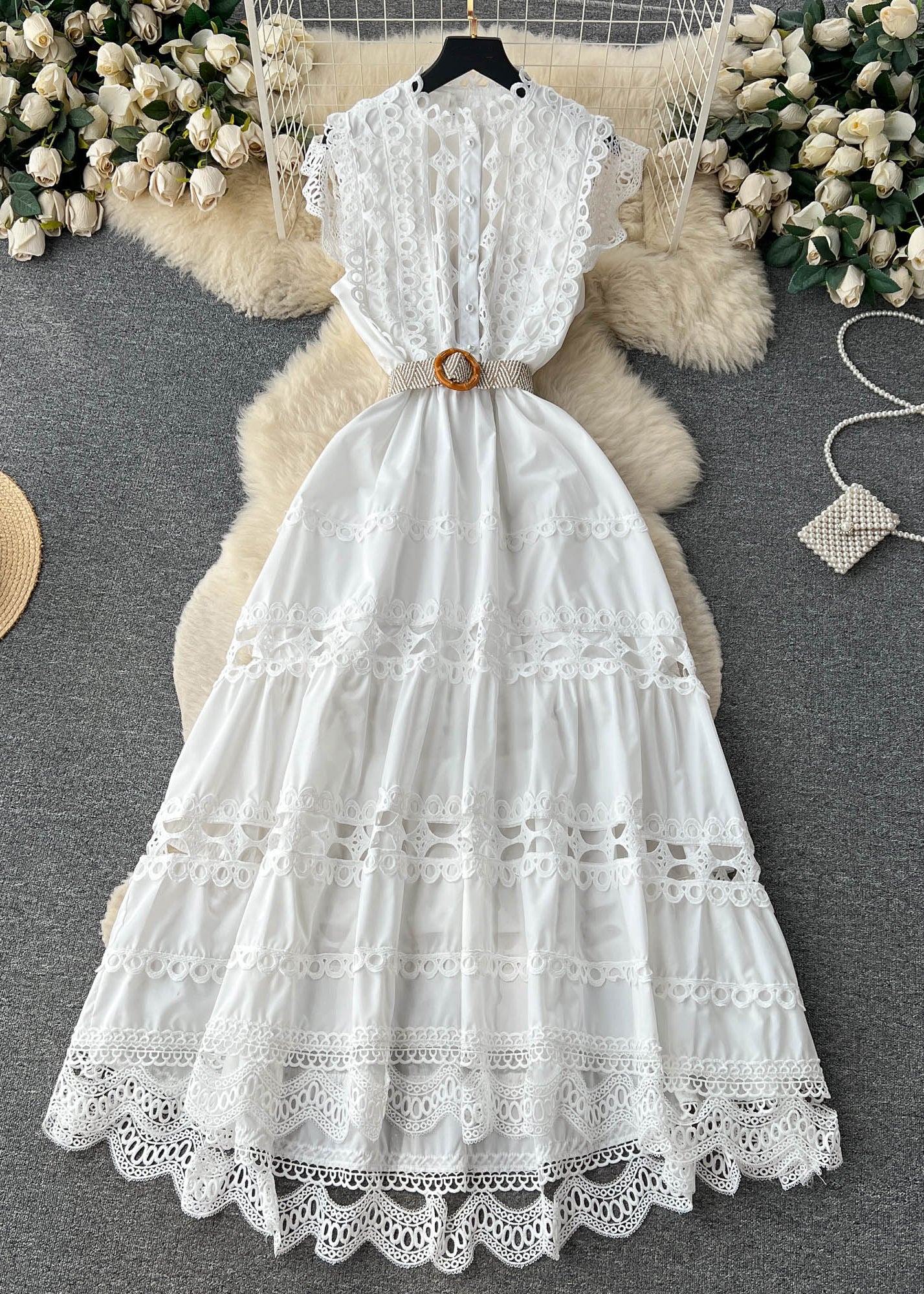 A Vintage Style Dress with Delicate Timeless Details