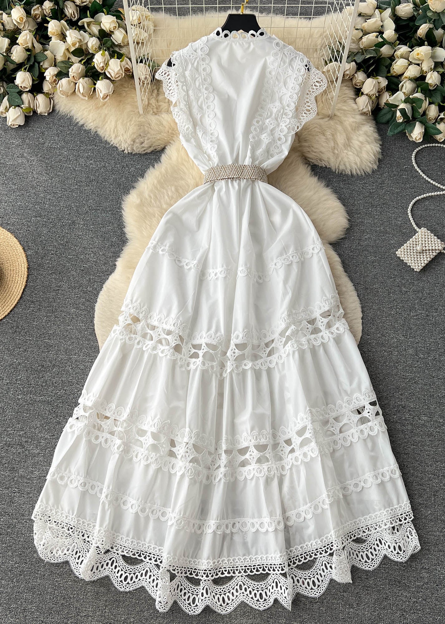 A Vintage Style Dress with Delicate Timeless Details