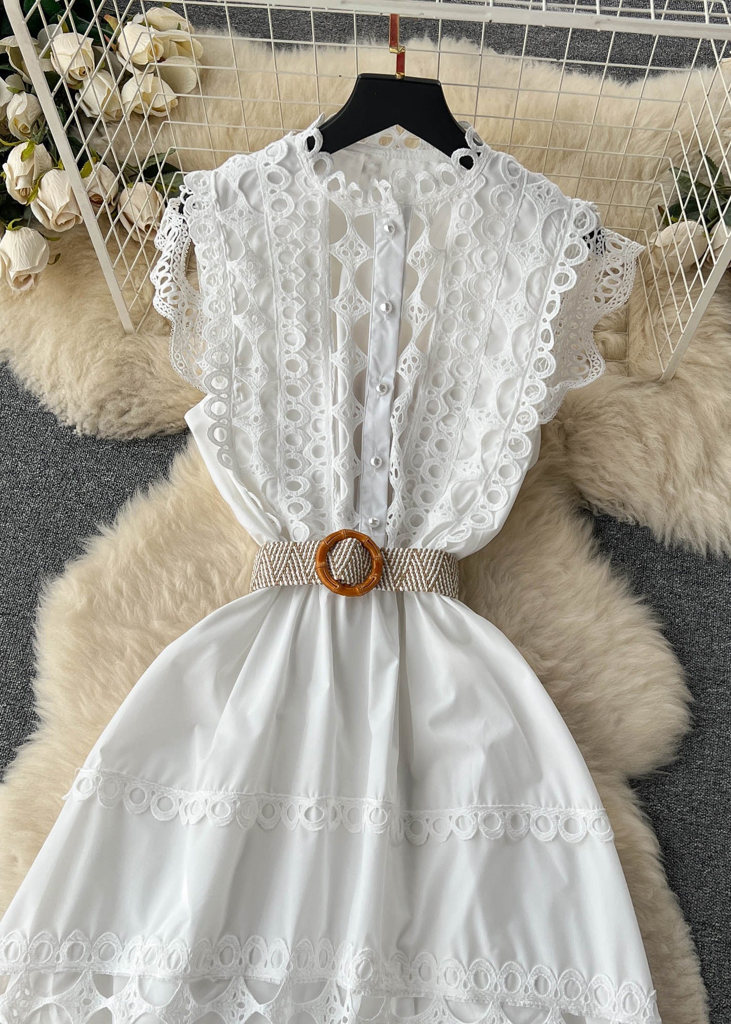A Vintage Style Dress with Delicate Timeless Details