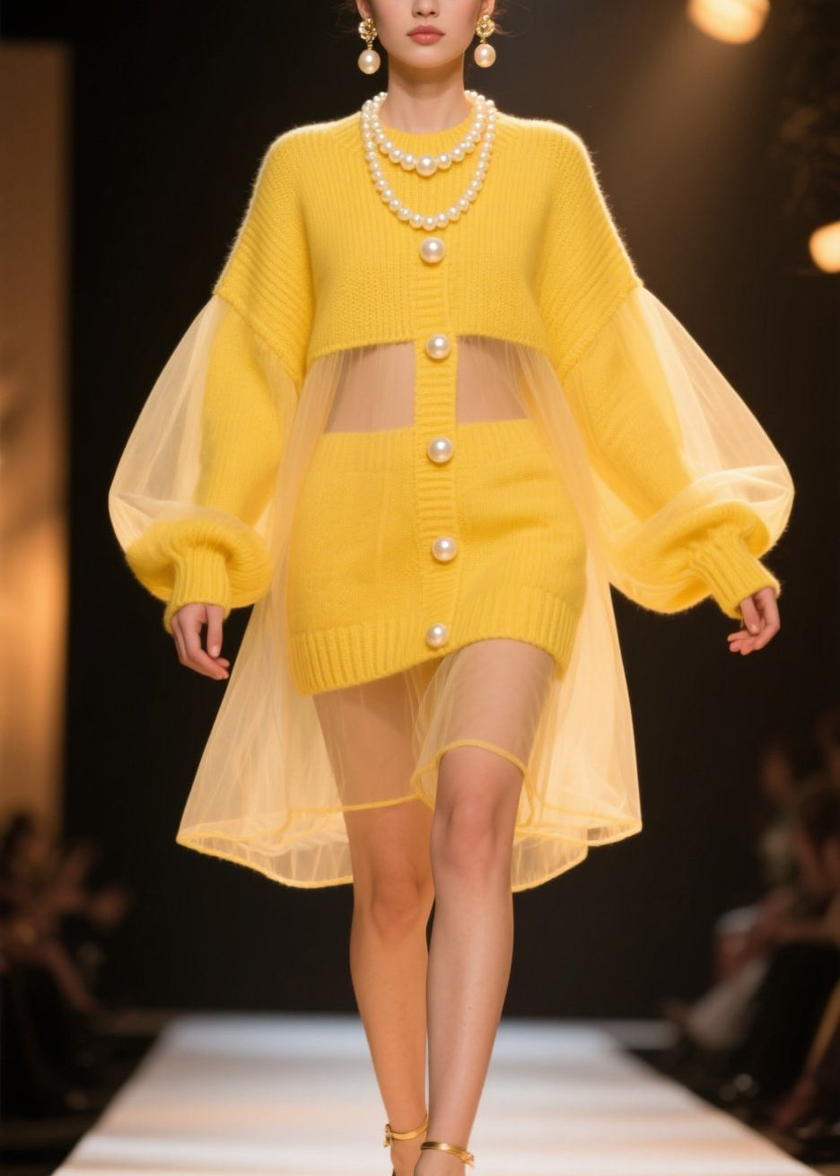 A Vintage Style Sweater with Delicate Timeless Details