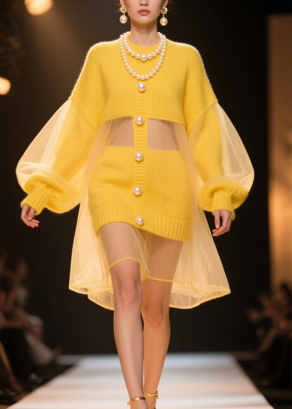 A Vintage Style Sweater with Delicate Timeless Details