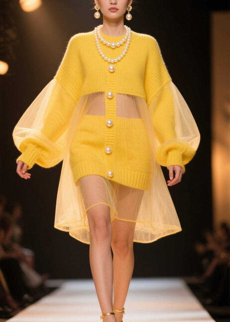 A Vintage Style Sweater with Delicate Timeless Details