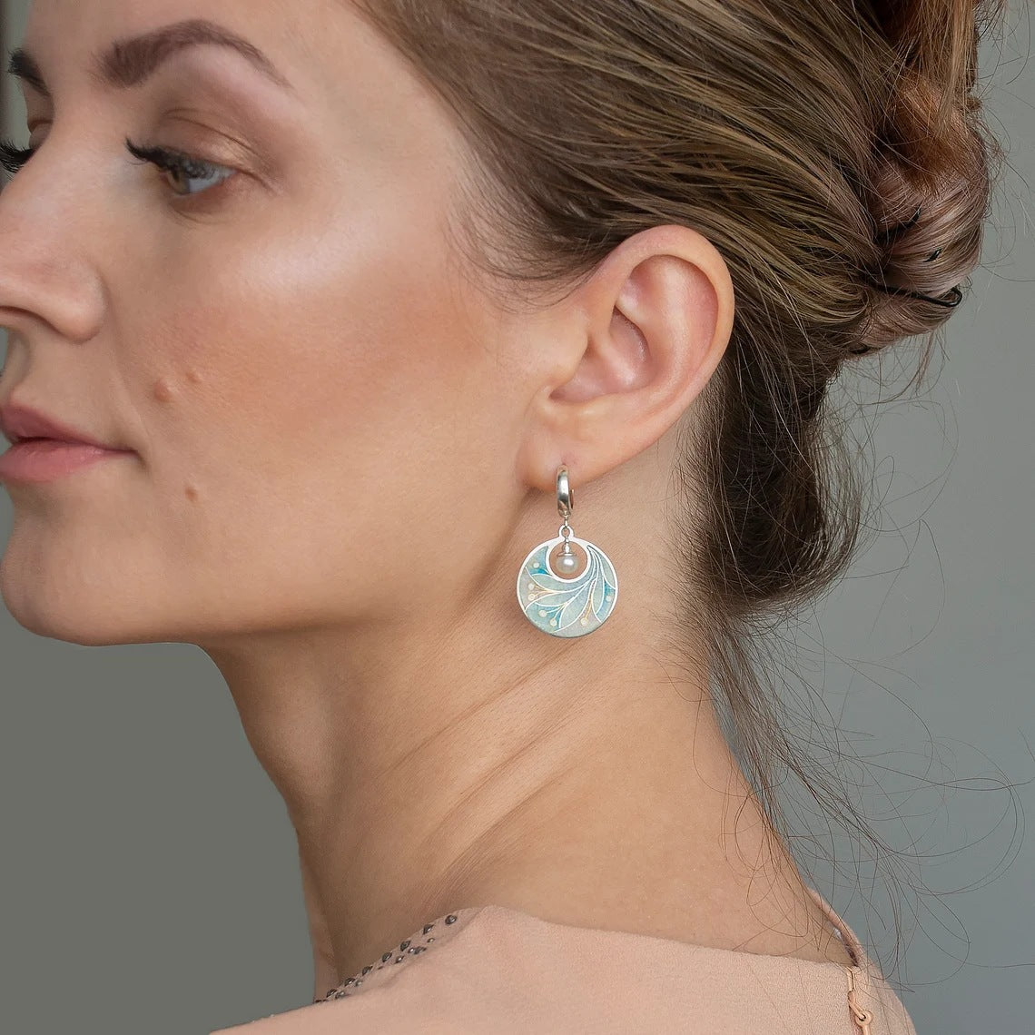 Romantisk Perle Ørering til særlige øjeblikke