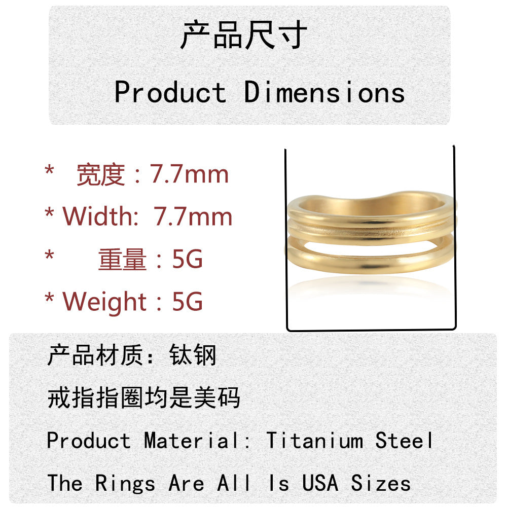 Smuk Guld Ring med unik stil