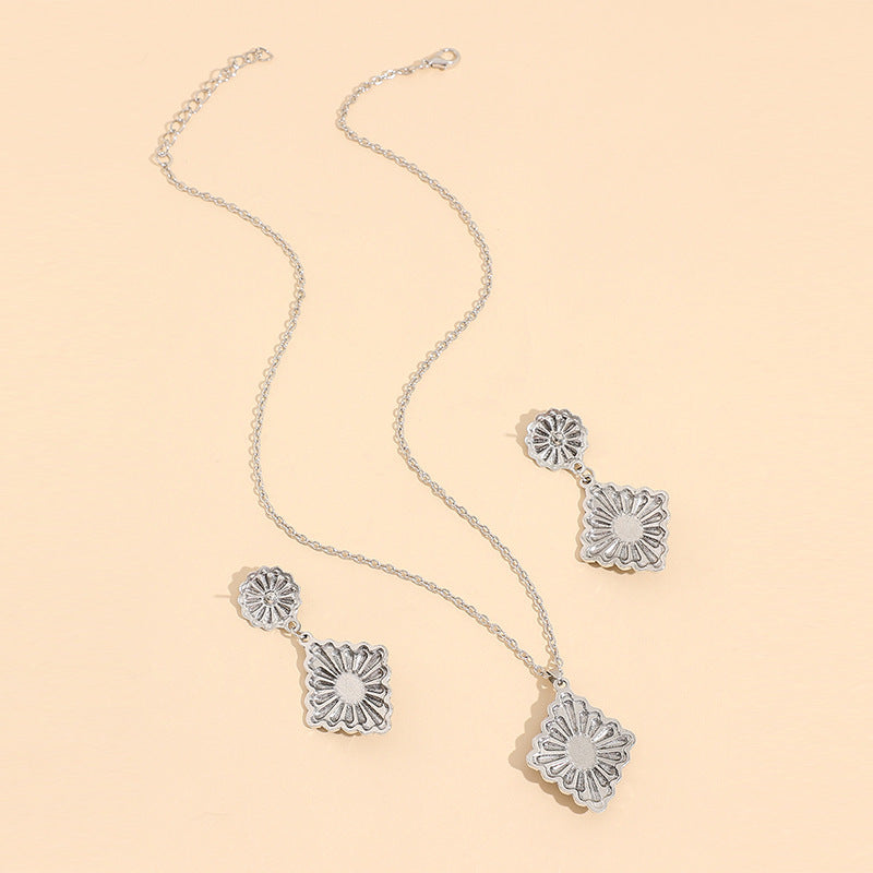 Håndlavet vintage Sølv Smykkesæt