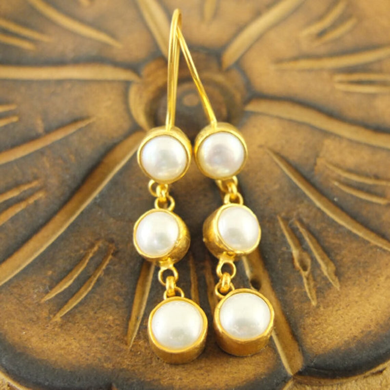 Romantisk Perle Ørering til særlige øjeblikke