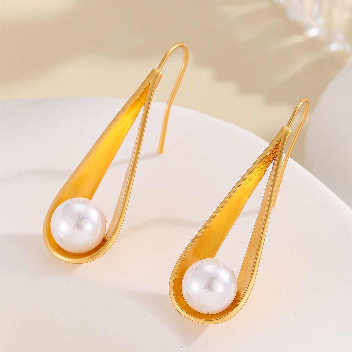 Charmerende Perle Ørering til enhver lejlighed