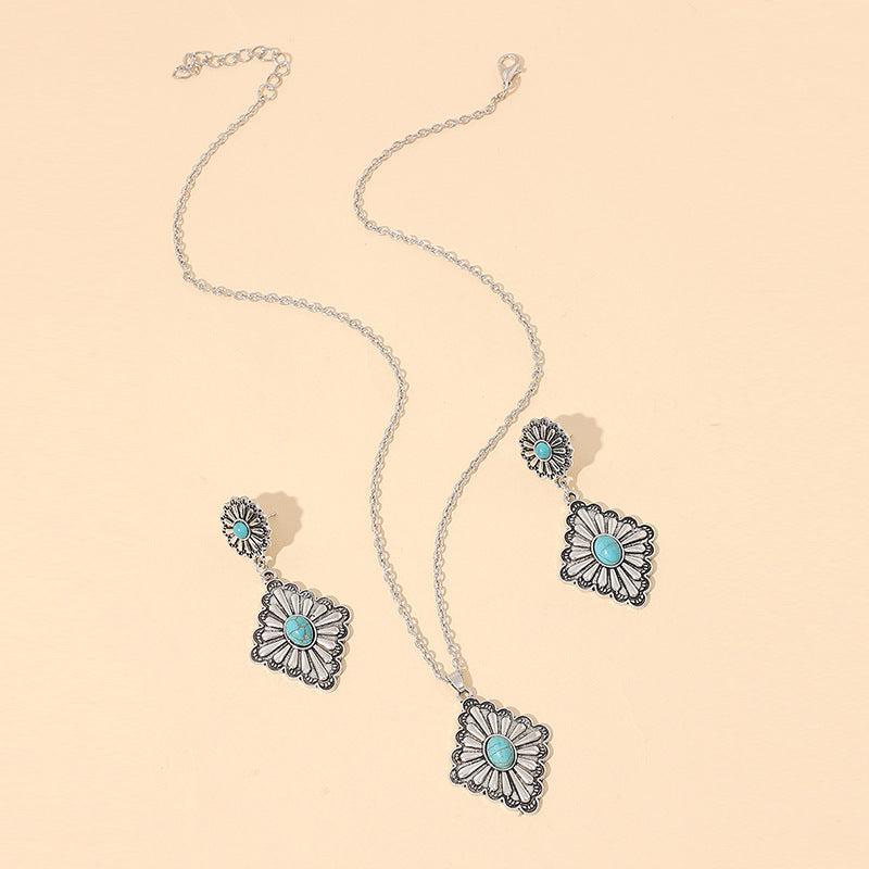 Håndlavet vintage Sølv Smykkesæt