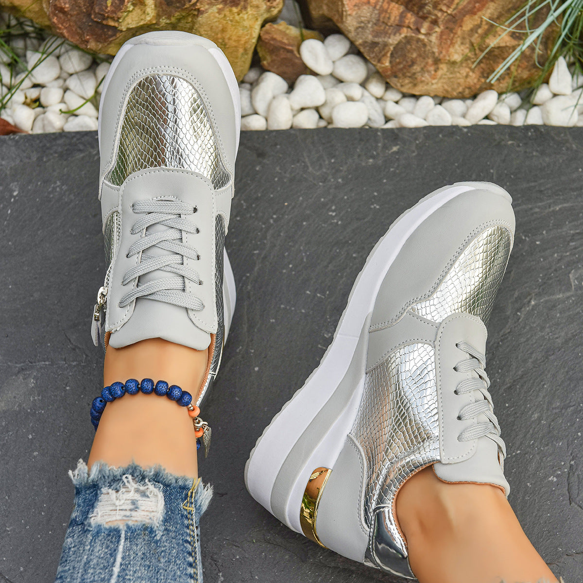 Vintageinspirerede Ortopædiske Sneakers