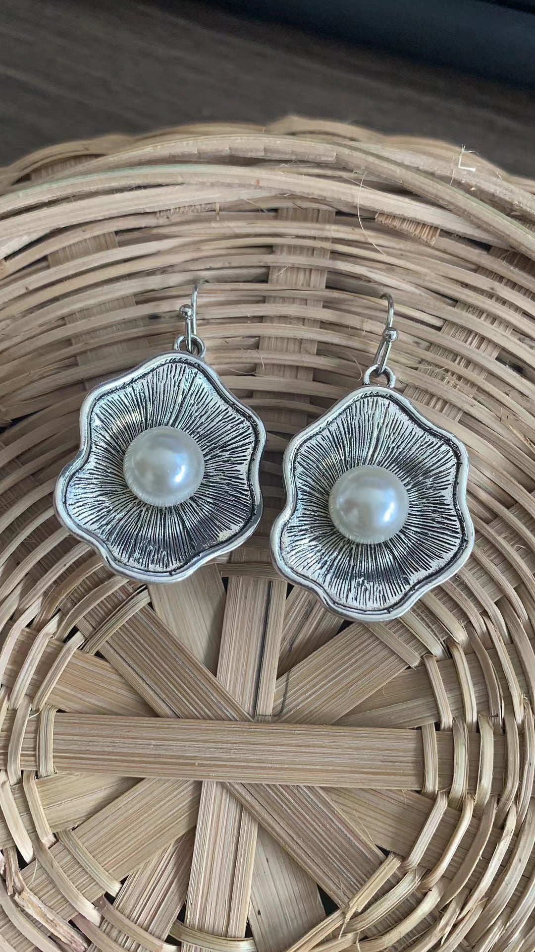 Smuk Perle Ørering med unik stil