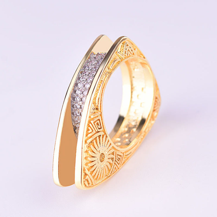 Håndlavet vintage Guld Smykkesæt