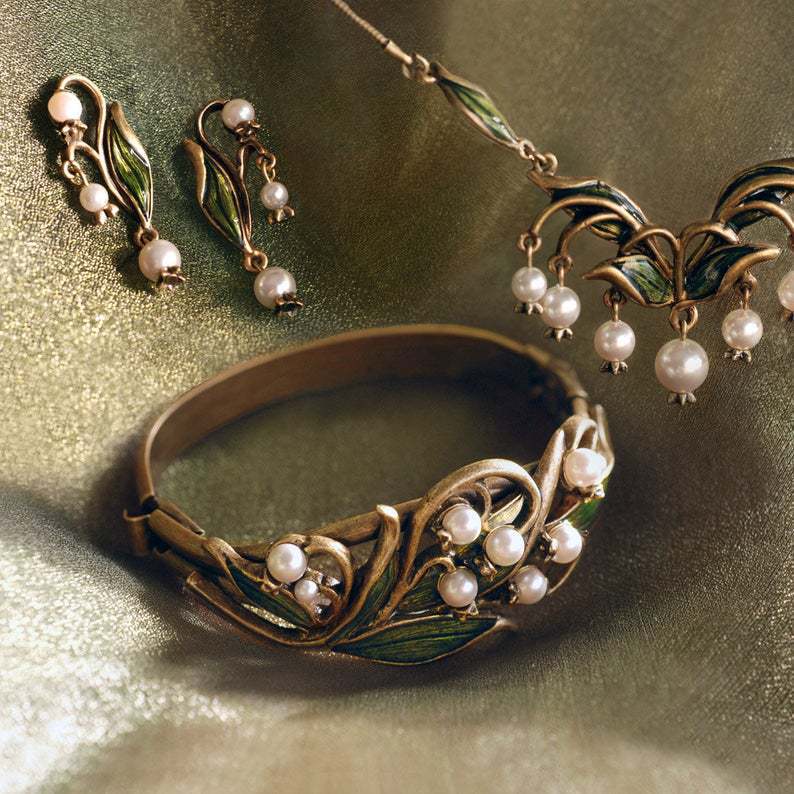 Smuk Perle Ørering med unik stil