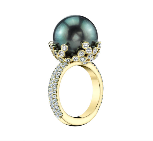 Klassisk Perle Ring med tidløs elegance