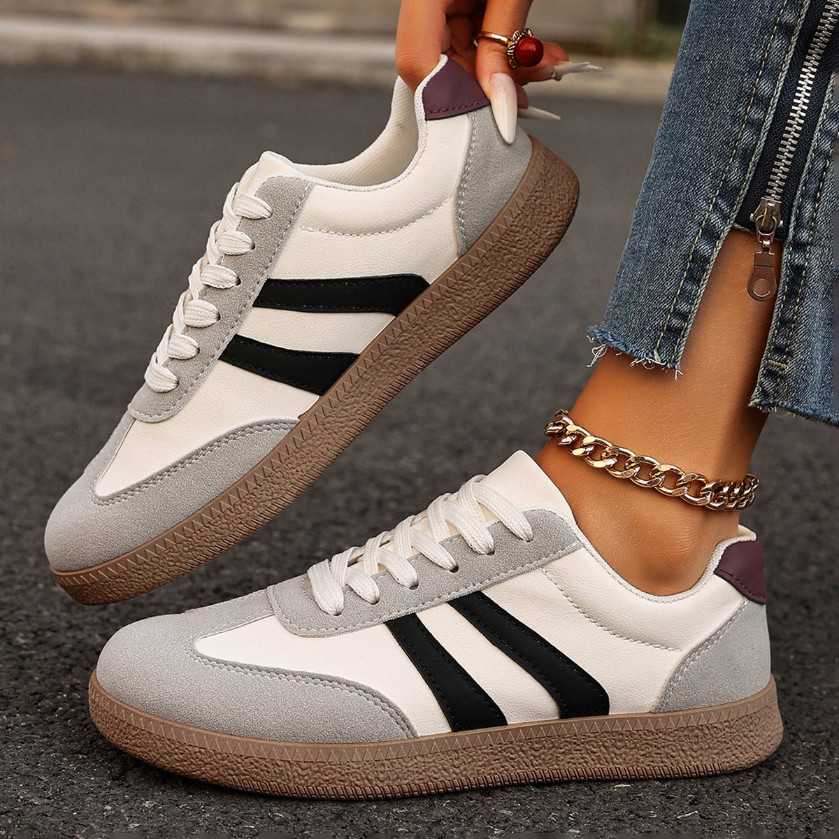 Vintageinspirerede Ortopædiske Sneakers