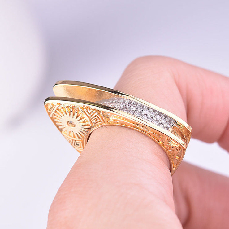 Håndlavet vintage Guld Smykkesæt