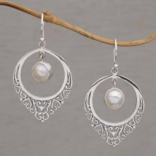 Charmerende Perle Ørering til enhver lejlighed