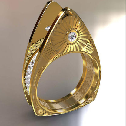 Håndlavet vintage Guld Smykkesæt