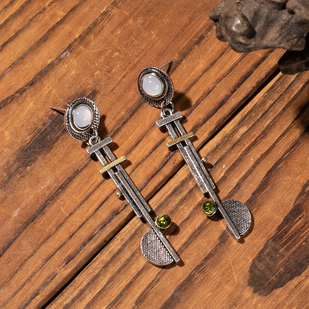 Delikat håndværks Perle Ørering