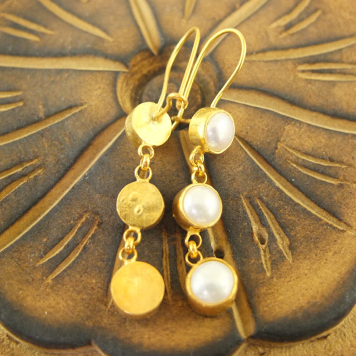 Romantisk Perle Ørering til særlige øjeblikke