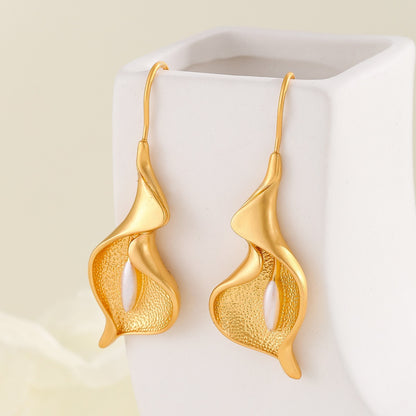 Smuk Perle Ørering med unik stil