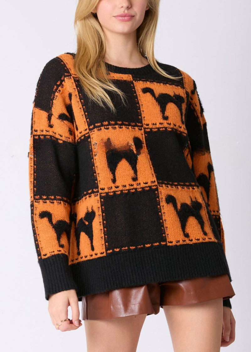 Vintage Inspired Sweater with a Contemporary Edge