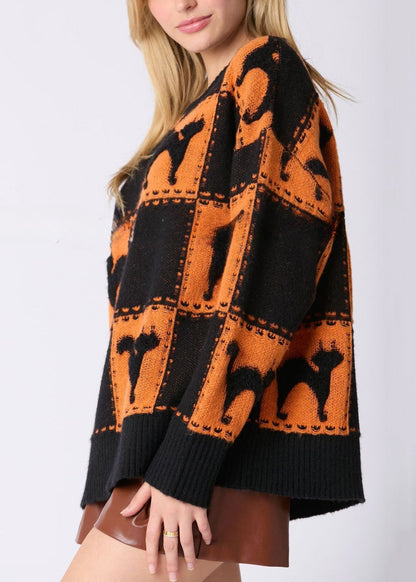 Vintage Inspired Sweater with a Contemporary Edge