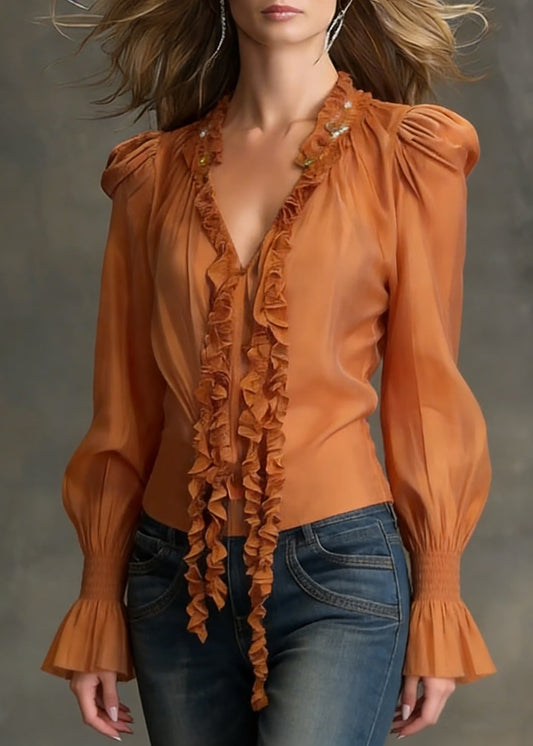 Vintage Inspired Blouse with a Contemporary Edge