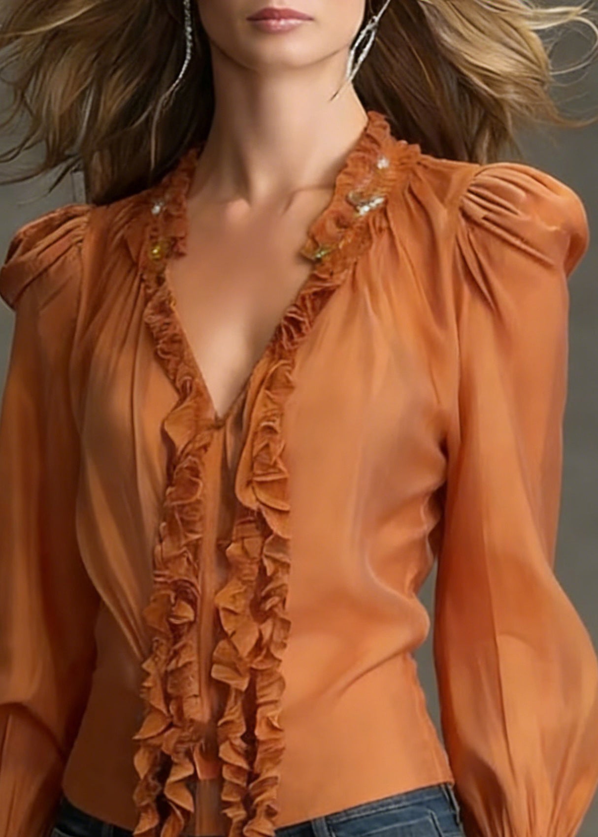 Vintage Inspired Blouse with a Contemporary Edge