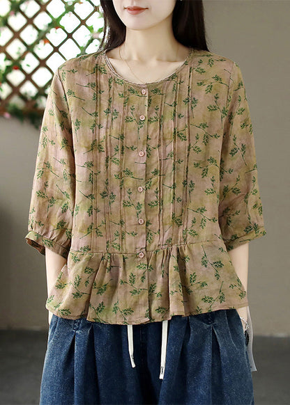 A Vintage Style Shirt with Delicate Timeless Details