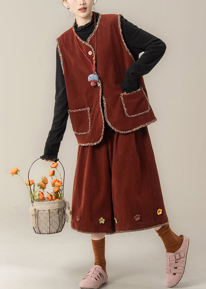 A Vintage Style Pants with Delicate Timeless Details