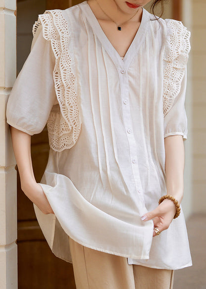 A Vintage Style Shirt with Delicate Timeless Details