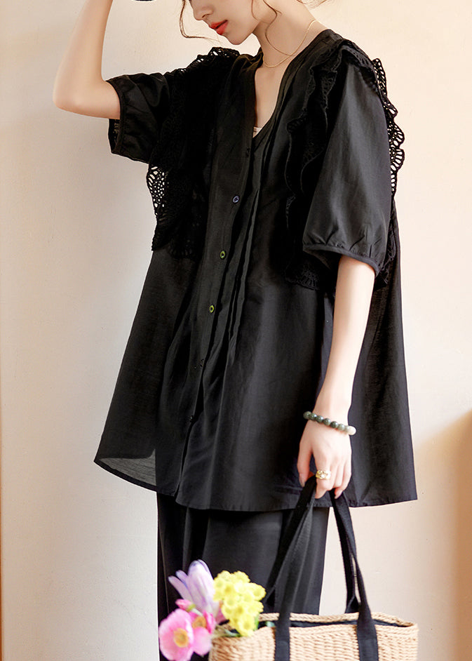 A Vintage Style Shirt with Delicate Timeless Details