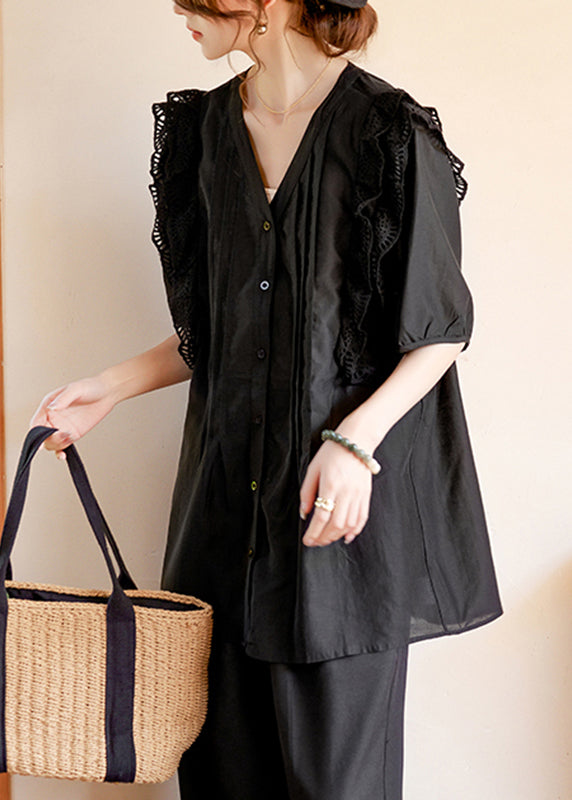 A Vintage Style Shirt with Delicate Timeless Details